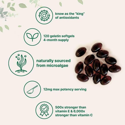 120 capsules of astaxanthin